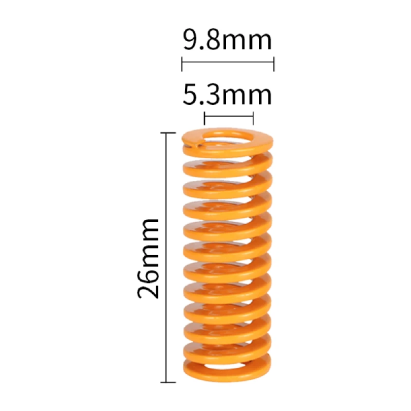 4pcs Yellow Leveling Spring